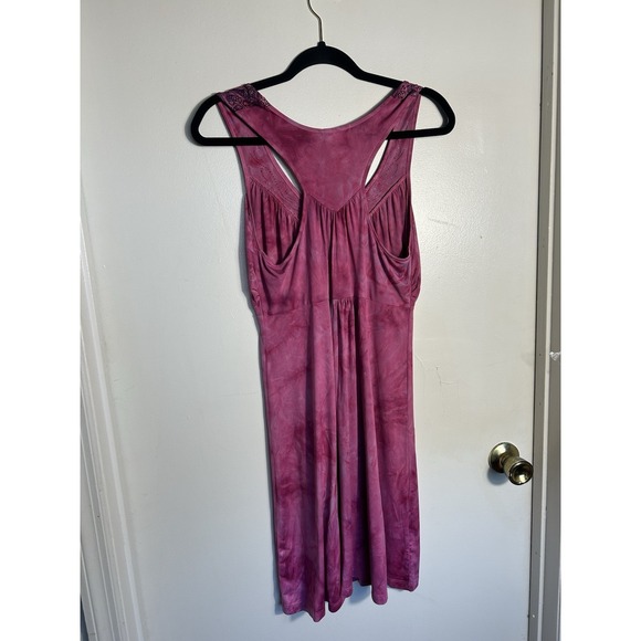 Unity Work Wear pink Paisley Print Tank Top Embellishment Rhinestone Boho M/L - Picture 9 of 9